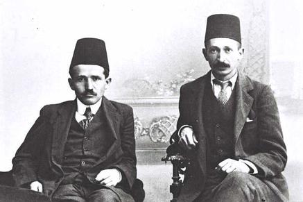 Ben Gourion, Yitshaq Ben Tsvi étudiant le droit en Turquie - Photo oct 1912